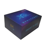 X96 Air 8K 智能電視盒 Android 9.0 媒體播放器，附遙控器，四核 Amlogic S905X3，RAM：4GB，ROM：32GB，雙頻 WiFi，藍牙，澳洲插頭，4GB+32GB