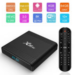 X96 Air 8K 智能電視盒 Android 9.0 媒體播放器，附遙控器，四核 Amlogic S905X3，RAM：4GB，ROM：32GB，雙頻 WiFi，藍牙，澳洲插頭，4GB+32GB
