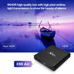 X96 Air 8K 智能電視盒 Android 9.0 媒體播放器，附遙控器，四核 Amlogic S905X3，RAM：4GB，ROM：64GB，雙頻 WiFi，藍牙，澳洲插頭，4GB+64GB