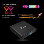 X96 Air 8K 智能電視盒 Android 9.0 媒體播放器，附遙控器，四核 Amlogic S905X3，RAM：4GB，ROM：64GB，雙頻 WiFi，藍牙，澳洲插頭，4GB+64GB