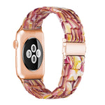 簡約時尚樹脂錶帶，適用於Apple Watch系列4 40毫米及系列3、2、1 38毫米，適用於Apple Watch系列4 44毫米及系列3、2、1 42毫米