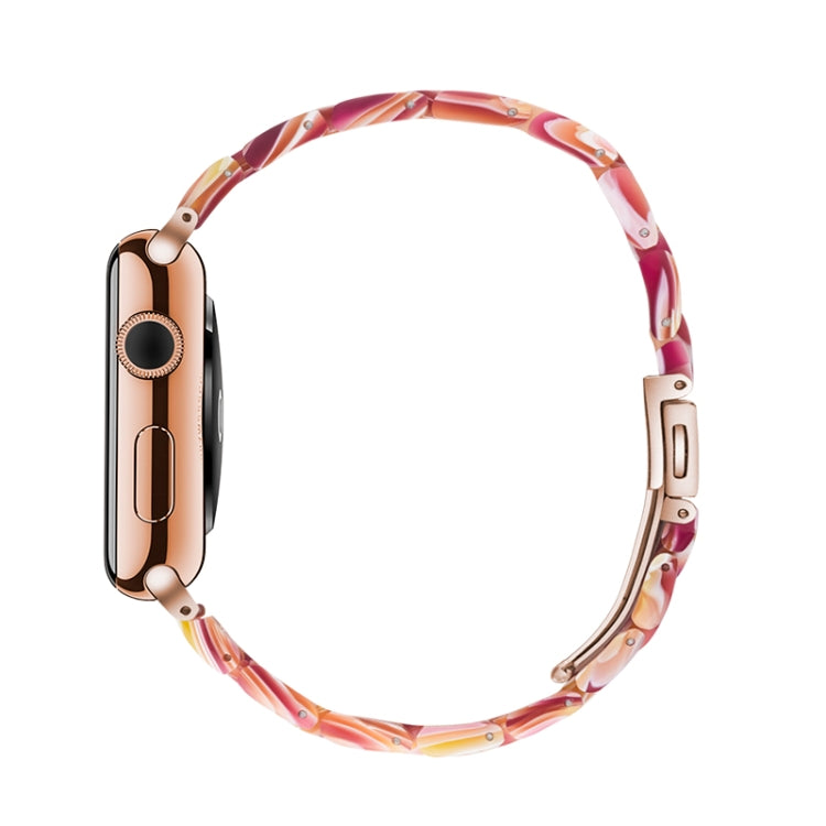 簡約時尚樹脂錶帶，適用於Apple Watch系列4 40毫米及系列3、2、1 38毫米，適用於Apple Watch系列4 44毫米及系列3、2、1 42毫米