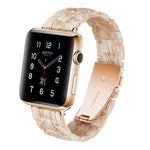 簡約時尚樹脂錶帶，適用於Apple Watch系列4 40毫米及系列3、2、1 38毫米，適用於Apple Watch系列4 44毫米及系列3、2、1 42毫米