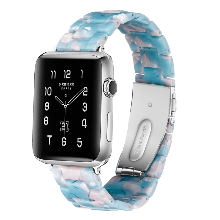 簡約時尚樹脂錶帶，適用於Apple Watch系列4 40毫米及系列3、2、1 38毫米，適用於Apple Watch系列4 44毫米及系列3、2、1 42毫米