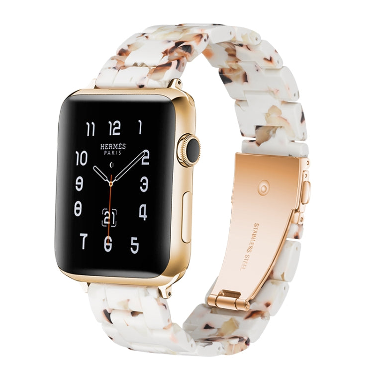 簡約時尚樹脂錶帶，適用於Apple Watch系列4 40毫米及系列3、2、1 38毫米，適用於Apple Watch系列4 44毫米及系列3、2、1 42毫米