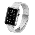 簡約時尚樹脂錶帶，適用於Apple Watch系列4 40毫米及系列3、2、1 38毫米，適用於Apple Watch系列4 44毫米及系列3、2、1 42毫米