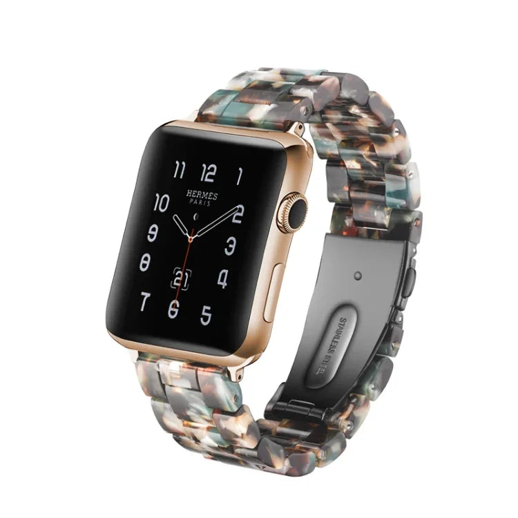 簡約時尚樹脂錶帶，適用 Apple Watch Series 4 44mm & Series 3 & 2 & 1 42mm，適用 Apple Watch Series 4 40mm & Series 3 & 2 & 1 38mm，適用 Apple Watch Series 4 44mm & Series 3 & 2 & 1 42mm & Series 3 & 2 & 1 42mm