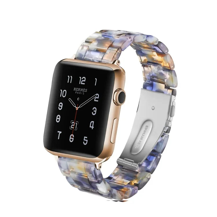 簡約時尚樹脂錶帶，適用 Apple Watch Series 4 44mm & Series 3 & 2 & 1 42mm，適用 Apple Watch Series 4 40mm & Series 3 & 2 & 1 38mm，適用 Apple Watch Series 4 44mm & Series 3 & 2 & 1 42mm & Series 3 & 2 & 1 42mm