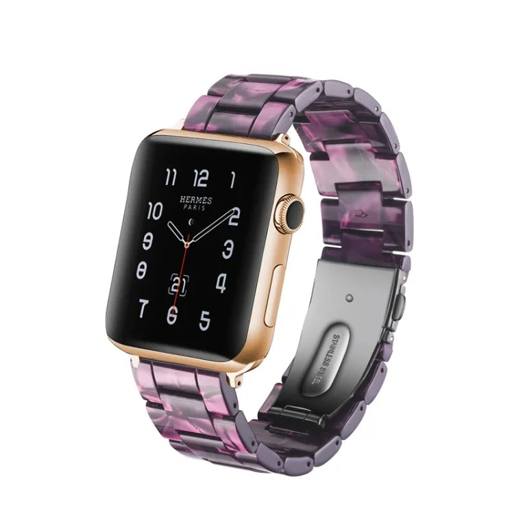 簡約時尚樹脂錶帶，適用 Apple Watch Series 4 44mm & Series 3 & 2 & 1 42mm，適用 Apple Watch Series 4 40mm & Series 3 & 2 & 1 38mm，適用 Apple Watch Series 4 44mm & Series 3 & 2 & 1 42mm & Series 3 & 2 & 1 42mm
