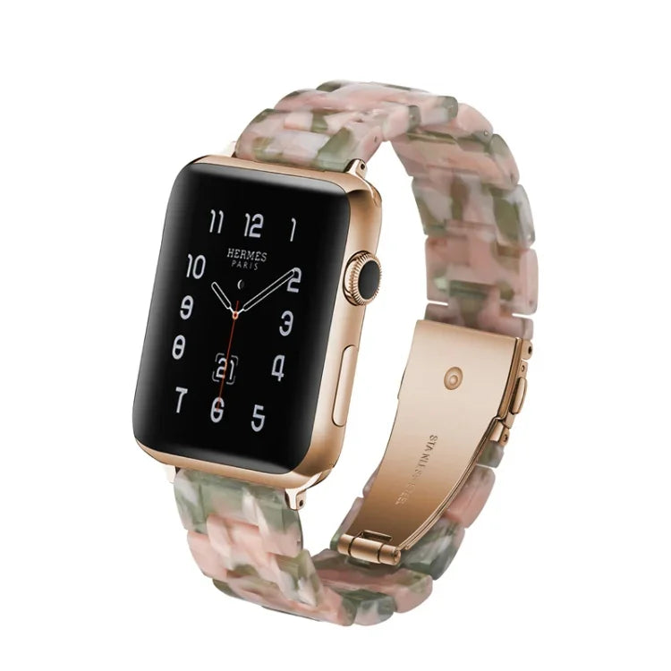 簡約時尚樹脂錶帶，適用 Apple Watch Series 4 44mm & Series 3 & 2 & 1 42mm，適用 Apple Watch Series 4 40mm & Series 3 & 2 & 1 38mm，適用 Apple Watch Series 4 44mm & Series 3 & 2 & 1 42mm & Series 3 & 2 & 1 42mm