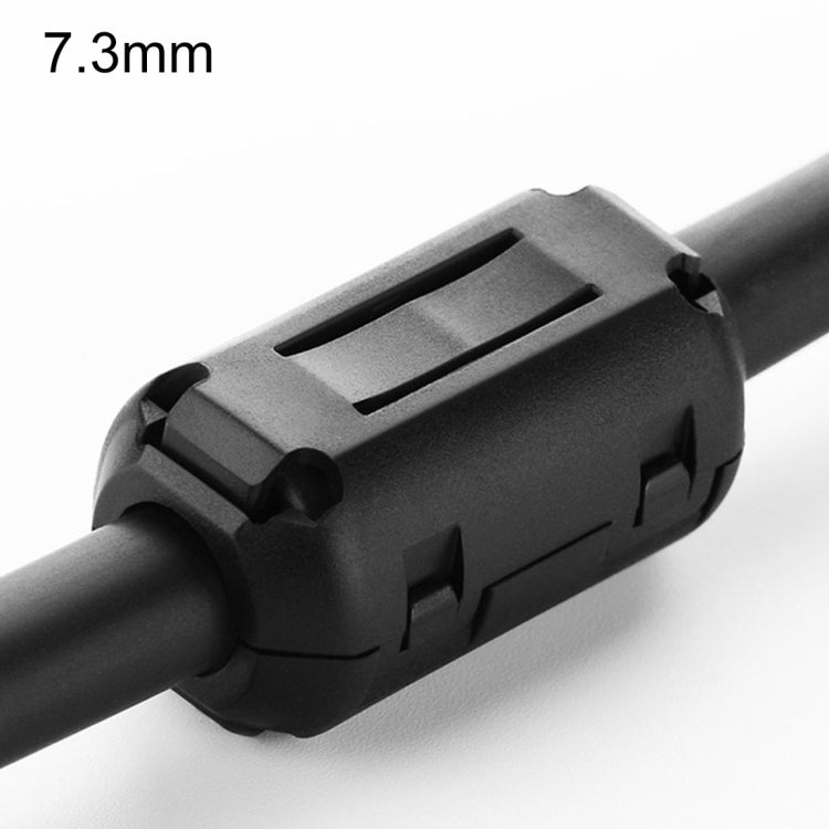 UGREEN 可拆式卡扣型濾波抗干擾磁環，適用圓形音視頻線，直徑：7.3mm
