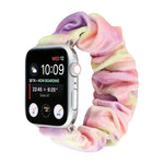 法蘭絨髮圈替換錶帶，適用 Apple Watch Ultra 49mm / Series 8&7 45mm / SE 2&6&SE&5&4 44mm / 3&2&1 42mm，適用 Apple Watch Series 7 45mm / 6 & SE & 5 & 4 44mm / 3 & 2 & 1 42mm