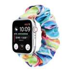 法蘭絨髮圈替換錶帶，適用 Apple Watch Ultra 49mm / Series 8&7 45mm / SE 2&6&SE&5&4 44mm / 3&2&1 42mm，適用 Apple Watch Series 7 45mm / 6 & SE & 5 & 4 44mm / 3 & 2 & 1 42mm