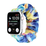 法蘭絨髮圈替換錶帶，適用 Apple Watch Ultra 49mm / Series 8&7 45mm / SE 2&6&SE&5&4 44mm / 3&2&1 42mm，適用 Apple Watch Series 7 45mm / 6 & SE & 5 & 4 44mm / 3 & 2 & 1 42mm