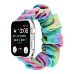 法蘭絨髮圈替換錶帶，適用 Apple Watch Ultra 49mm / Series 8&7 45mm / SE 2&6&SE&5&4 44mm / 3&2&1 42mm，適用 Apple Watch Series 7 45mm / 6 & SE & 5 & 4 44mm / 3 & 2 & 1 42mm
