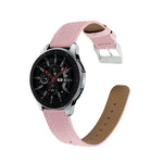 適用於 Samsung Galaxy Watch Active / Active 2 40mm / Active 2 44mm 圓尾真皮替換錶帶，適用於 Samsung Galaxy Watch Active