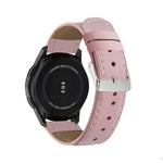適用於 Samsung Galaxy Watch Active / Active 2 40mm / Active 2 44mm 圓尾真皮替換錶帶，適用於 Samsung Galaxy Watch Active