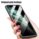 Double-sided Plastic Glass Protective Case, For iPhone 11 Pro, For iPhone 11, For iPhone 11 Pro Max