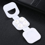 2 對帶網狀軟矽膠耳帽 適用 AirPods 耳機，S，M，L