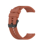 For Huawei Watch GT 2 Pro Silicone Replacement Strap Watchband with Black Steel Buckle