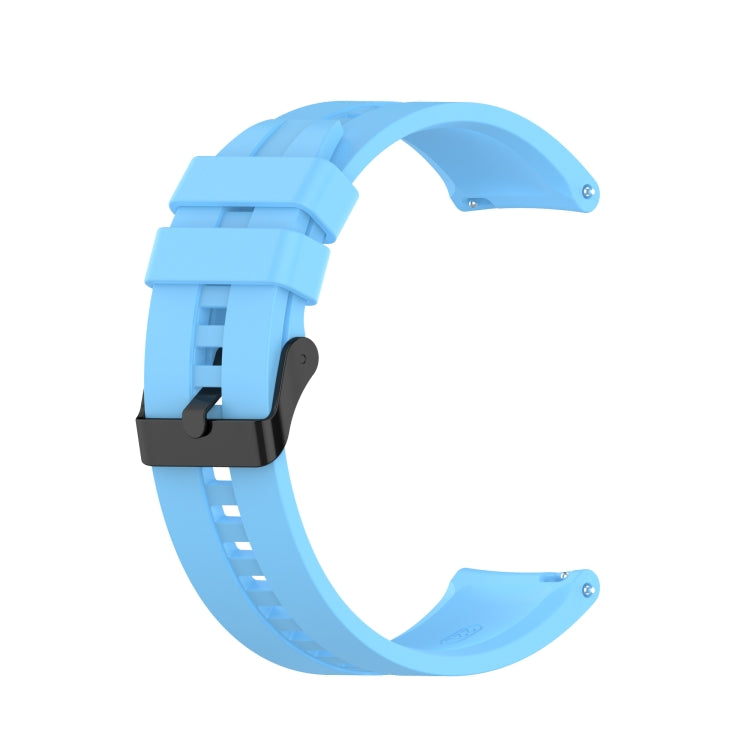 For Huawei Watch GT 2 Pro Silicone Replacement Strap Watchband with Black Steel Buckle