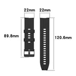 For Huawei Watch GT 2 Pro Silicone Replacement Strap Watchband with Black Steel Buckle