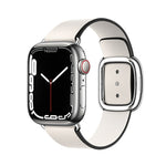 現代風格皮革錶帶，適用於 Apple Watch 42mm / 41mm / 40mm / 38mm，適用於 Apple Watch 42mm / 41mm / 40mm / 38mm