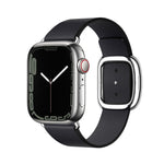 現代風格皮革錶帶，適用於 Apple Watch 42mm / 41mm / 40mm / 38mm，適用於 Apple Watch 42mm / 41mm / 40mm / 38mm
