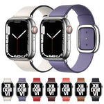 現代風格皮革錶帶，適用於 Apple Watch 42mm / 41mm / 40mm / 38mm，適用於 Apple Watch 42mm / 41mm / 40mm / 38mm