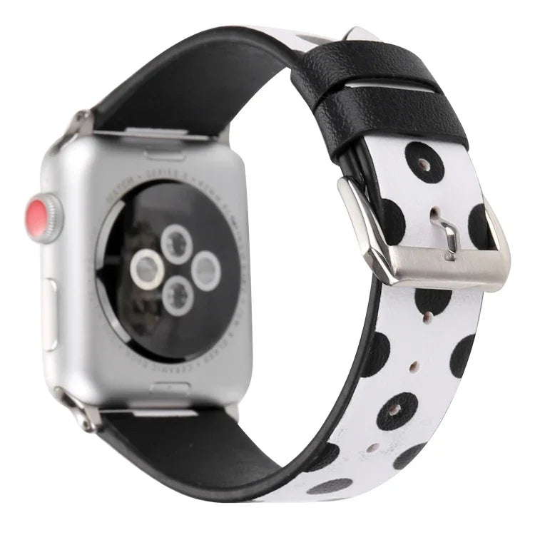 時尚點點系列錶帶，適用於 Apple Watch Series 6 & SE & 5 & 4 40mm / 3 & 2 & 1 38mm，Apple Watch Series 7 41mm / 6 & SE & 5 & 4 40mm / 3 & 2 & 1 38mm，Apple Watch Series 8&7 41mm / SE 2&6&SE&5&4 40mm / 3&2&1 38mm