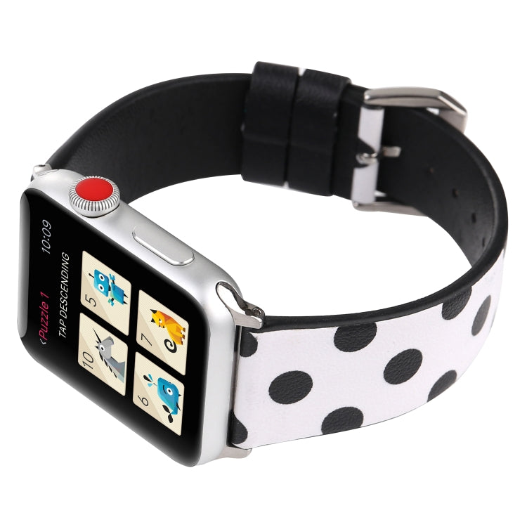 時尚點點系列錶帶，適用於 Apple Watch Series 6 & SE & 5 & 4 40mm / 3 & 2 & 1 38mm，Apple Watch Series 7 41mm / 6 & SE & 5 & 4 40mm / 3 & 2 & 1 38mm，Apple Watch Series 8&7 41mm / SE 2&6&SE&5&4 40mm / 3&2&1 38mm