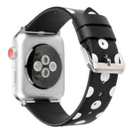 時尚點點系列錶帶，適用於 Apple Watch Series 6 & SE & 5 & 4 40mm / 3 & 2 & 1 38mm，Apple Watch Series 7 41mm / 6 & SE & 5 & 4 40mm / 3 & 2 & 1 38mm，Apple Watch Series 8&7 41mm / SE 2&6&SE&5&4 40mm / 3&2&1 38mm