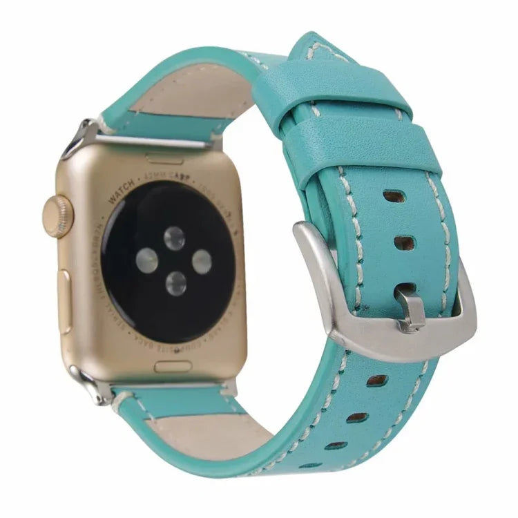 小牛皮真皮錶帶，適用於 Apple Watch Series 6 & SE & 5 & 4 44mm / 3 & 2 & 1 42mm，Apple Watch Series 7 45mm / 6 & SE & 5 & 4 44mm / 3 & 2 & 1 42mm