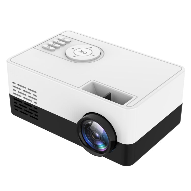 J15 1920 x 1080P 高清家用迷你 LED 投影機帶三腳架支架，支持 AV / HDMI x 1 / USB x1 / TF x 1，歐規插頭，美規插頭，英規插頭，澳規插頭