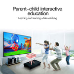 J15 1920 x 1080P 高清家用迷你 LED 投影機帶三腳架支架，支持 AV / HDMI x 1 / USB x1 / TF x 1，歐規插頭，美規插頭，英規插頭，澳規插頭