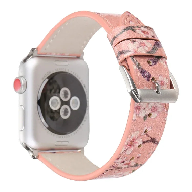 Plum 系列皮革替換錶帶，適用於 Apple Watch Series 6 & SE & 5 & 4 44mm / 3 & 2 & 1 42mm，適用於 Apple Watch Ultra 49mm / Series 8&7 45mm / SE 2&6&SE&5&4 44mm / 3&2&1 42mm，適用於 Apple Watch Series 7 45mm / 6 & SE & 5 & 4 44mm / 3 & 2 & 1 42mm