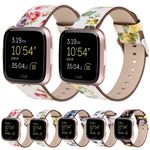For Fitbit Versa 1 / 2 Flower Pattern Replacement Wrist Strap Watchband