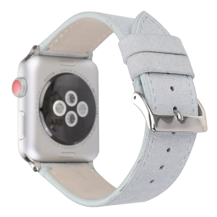 霧面真皮錶帶，適用於 Apple Watch Series 6 & SE & 5 & 4 44mm / 3 & 2 & 1 42mm，適用於 Apple Watch Series 7 45mm / 6 & SE & 5 & 4 44mm / 3 & 2 & 1 42mm