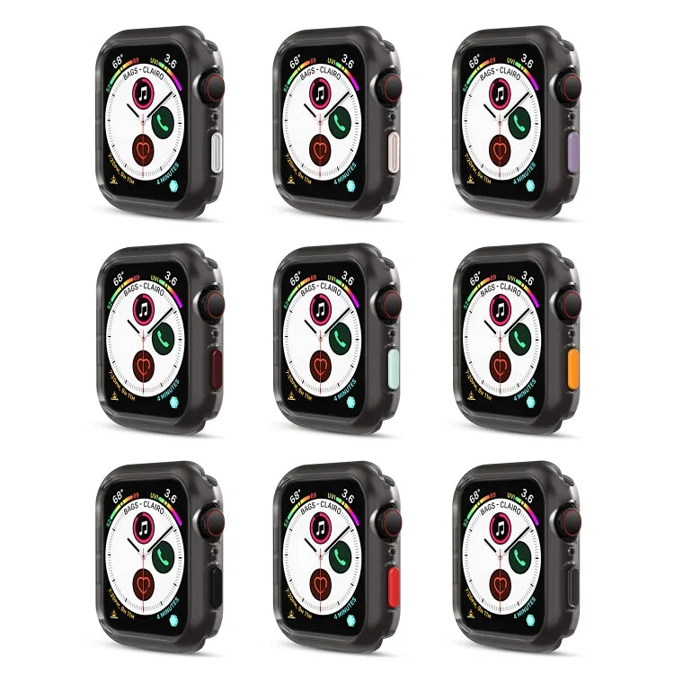 矽膠框保護殼 適用於 Apple Watch Series 6 / 5 / 4 / Watch SE 44mm，適用於 Apple Watch Series 6 / 5 / 4 / Watch SE 44mm