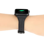 瘋馬紋真皮錶帶，適用於 Apple Watch Series 7 41mm / 6 & SE & 5 & 4 40mm / 3 & 2 & 1 38mm，適用於 Apple Watch Series 8&7 41mm / SE 2&6&SE&5&4 40mm / 3&2&1 38mm