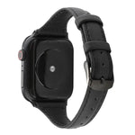 瘋馬紋真皮錶帶，適用於 Apple Watch Series 7 41mm / 6 & SE & 5 & 4 40mm / 3 & 2 & 1 38mm，適用於 Apple Watch Series 8&7 41mm / SE 2&6&SE&5&4 40mm / 3&2&1 38mm