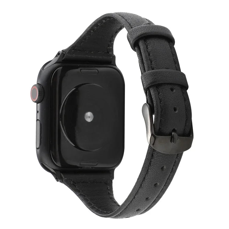 瘋馬紋真皮錶帶，適用於 Apple Watch Series 7 41mm / 6 & SE & 5 & 4 40mm / 3 & 2 & 1 38mm，適用於 Apple Watch Series 8&7 41mm / SE 2&6&SE&5&4 40mm / 3&2&1 38mm
