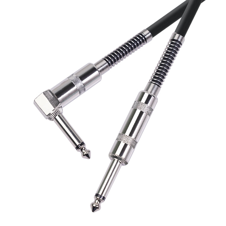 TC048SL 6.35毫米直頭轉彎頭電吉他音頻線，1.8米、3米、6米、10米
