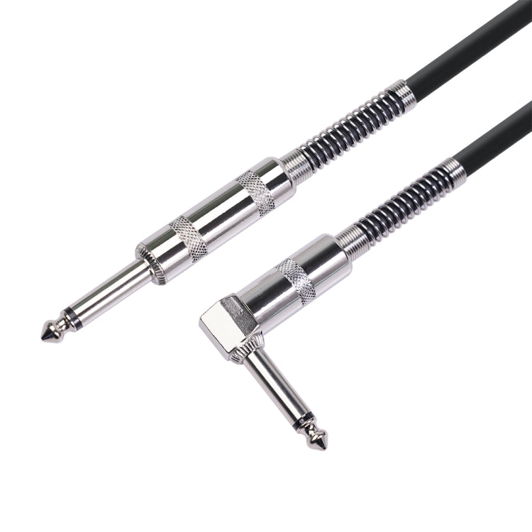 TC048SL 6.35毫米直頭轉彎頭電吉他音頻線，1.8米、3米、6米、10米