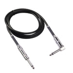 TC048SL 6.35毫米直頭轉彎頭電吉他音頻線，1.8米、3米、6米、10米