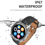 M98 1.28 吋 IPS 彩色螢幕 IP67 防水智慧手錶，支援睡眠監測 / 心率監測 / 藍牙通話，款式：鋼錶帶，鋼錶帶（黑色），鋼錶帶（銀色）