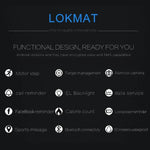 Lokmat MK16 LCD 螢幕 50米防水智慧手錶，支援訊息提醒 / 遠端拍照 / 步行動作監測
