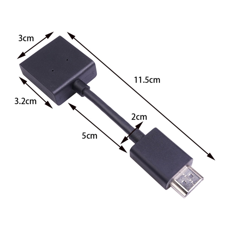 4K HDMI 公對母旋轉鍍金延長線轉接器