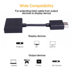 4K HDMI 公對母旋轉鍍金延長線轉接器