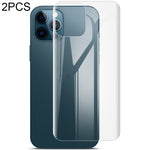 2 片裝 IMAK 0.15mm 曲面全屏保護膜 水凝膜 背面保護膜，適用於 iPhone 12 Pro Max